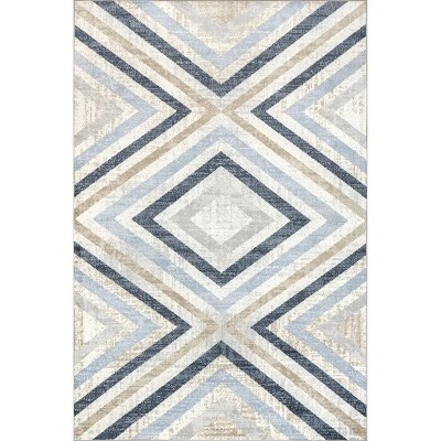 NuLOOM Akari Transitional Diamond Machine Washable Area Rug 9 NuLOOM Akari Transitional Diamond Machine Washable Area Rug - Image 9