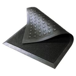 HomeTrax Rubber Brush Doormat - Black (24"x32") -Rug Sales Store GUEST 01a6be27 bea8 4b62 b4b2 043028f6b0d2