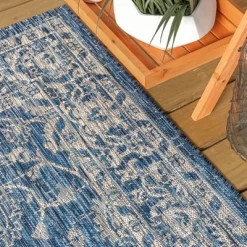 Palazzo Vine And Border Textured Weave Indoor/Outdoor Area Rug - JONATHAN Y -Rug Sales Store GUEST 01c8fb0b d9ce 4f9d a81e 651db8d4b683