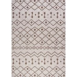 Nokat Modern Bohemian Inspired Indoor/Outdoor Area Rug - JONATHAN Y