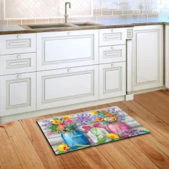 Spring Floral Jars Rustic Doormat Indoor Outdoor 30" X 18" Briarwood Lane 5 Spring Floral Jars Rustic Doormat Indoor Outdoor 30" X 18" Briarwood Lane -Rug Sales Store GUEST 02632a65 7c38 48fe aaed 851e246e709d