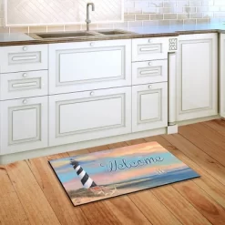 Briarwood Lane Coastal Lighthouse Summer Doormat Welcome Pier Indoor Outdoor 30" X 18" -Rug Sales Store GUEST 0273abfe 3031 42bc 8665 6928c10cd3b4