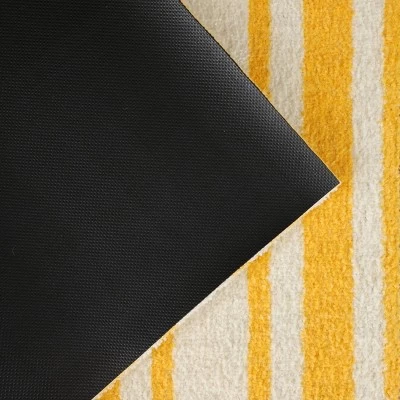 2'x3' ColorStar Timeless Stripe Door Mat Yellow - Bungalow Flooring 5 2'x3' ColorStar Timeless Stripe Door Mat Yellow - Bungalow Flooring - Image 5