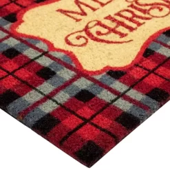 Northlight Red And Black Plaid "Merry Christmas" Rectangular Doormat 18" X 30" 9 Northlight Red And Black Plaid "Merry Christmas" Rectangular Doormat 18" X 30" -Rug Sales Store GUEST 0865a06a 4592 48c1 ab97 6214b9e015f1