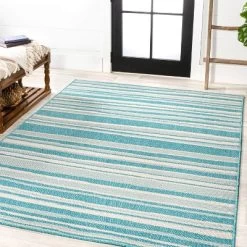 Castara Wavy Stripe Modern Indoor/Outdoor Area Rug - JONATHAN Y -Rug Sales Store GUEST 087b45f4 cda8 4eac a3b6 33405e0a899a