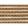 1'2" X 2'6" Geometric Stripes Wire Brush Indoor/Outdoor Doormat Natural/Silver - Entryways