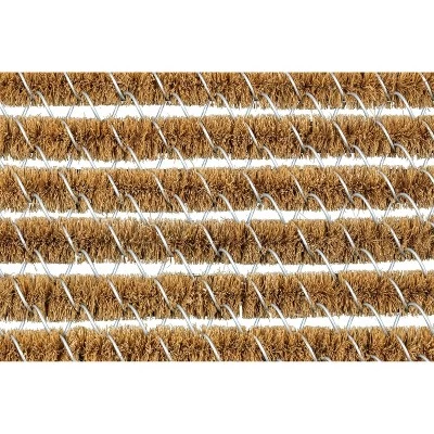 1'2" X 2'6" Geometric Stripes Wire Brush Indoor/Outdoor Doormat Natural/Silver - Entryways 1 1'2" X 2'6" Geometric Stripes Wire Brush Indoor/Outdoor Doormat Natural/Silver - Entryways