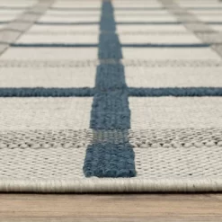 Trinity Textured Plaid Patio Area Rug Beige/Blue - Captiv8e Designs 14 Trinity Textured Plaid Patio Area Rug Beige/Blue - Captiv8e Designs -Rug Sales Store GUEST 0ca9197a 1895 4e92 8f59 2fc2b6d84570