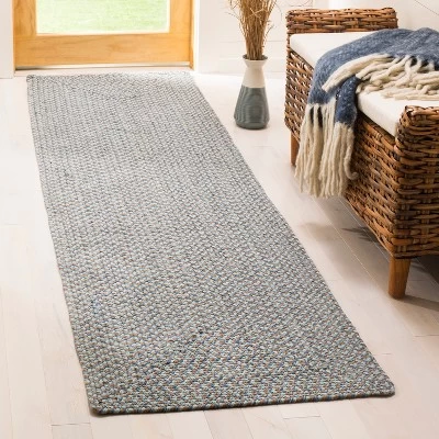 Braided BRD170 Hand Woven Area Rug - Safavieh 1 Braided BRD170 Hand Woven Area Rug - Safavieh