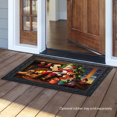 Briarwood Lane Naughty Or Nice Christmas Doormat Santa Claus Indoor Outdoor 30" X 18" 2 Briarwood Lane Naughty Or Nice Christmas Doormat Santa Claus Indoor Outdoor 30" X 18" - Image 2