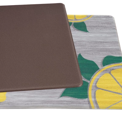 World Rug Gallery Lemon Pattern Anti Fatigue Standing Mat 3 World Rug Gallery Lemon Pattern Anti Fatigue Standing Mat - Image 3