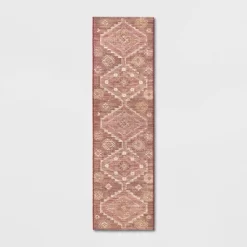 Southbury Washable Printed Diamond Persian Style Rug Rust - Threshold™ -Rug Sales Store GUEST 0dc3d757 a573 455f aead 9484994bb3bd