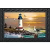 Sunset Lighthouse Summer Doormat Nautical Indoor Outdoor 30" X 18" Briarwood Lane