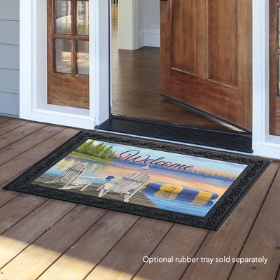 Briarwood Lane Waterfront Retreat Nautical Doormat Summer Welcome Indoor Outdoor 30" X 18" 2 Briarwood Lane Waterfront Retreat Nautical Doormat Summer Welcome Indoor Outdoor 30" X 18" - Image 2