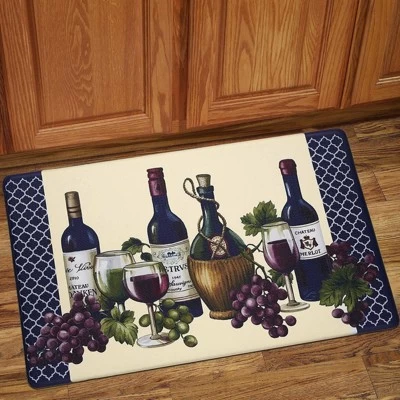 1'6"x2'6" Rectangle PVC (Polyvinyl Chloride) Floor Mat Multicolored - GoodGram 1 1'6"x2'6" Rectangle PVC (Polyvinyl Chloride) Floor Mat Multicolored - GoodGram