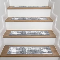World Rug Gallery Distressed Contemporary Bohemian Non-Slip Stair Treads -Rug Sales Store GUEST 1477d45e 92b2 46ee 8ca9 78dc22c2c64f