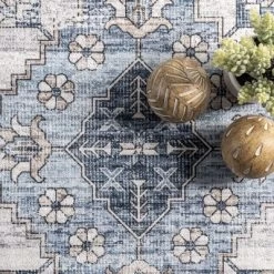 NuLOOM Dania Machine Washable Medallion Area Rug -Rug Sales Store GUEST 15520ffd 3e44 4f7b 9f61 d21b01b45d6f