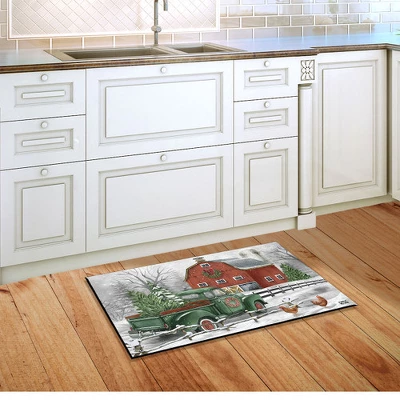 Christmas On The Farm Doormat 30" X 18" Indoor Outdoor Briarwood Lane 4 Christmas On The Farm Doormat 30" X 18" Indoor Outdoor Briarwood Lane - Image 4