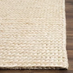 Carlene Solid Woven Rug - Safavieh