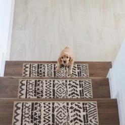 World Rug Gallery Bohemian Design Geometric Non-Slip Stair Treads -Rug Sales Store GUEST 1d3cf688 898f 4bdf a454 c7371449c418