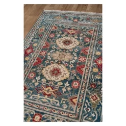 3'3"x5'3" Floral Loomed Accent Rug Blue - Momeni -Rug Sales Store GUEST 204a4889 e596 4b31 957b 7a3dcd1b1b0d