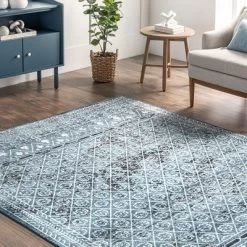 NuLOOM Prestyn Machine Washable Faded Trellis Area Rug -Rug Sales Store GUEST 228baed3 4e2c 40f5 865b 3e97d89ca8b1