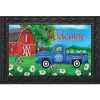 Sunshine Barn Summer Doormat Farm Fresh Indoor Outdoor 30" X 18" Briarwood Lane