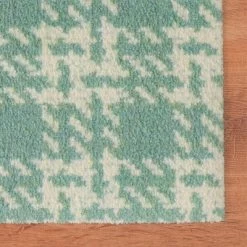 2'x3' ColorStar Hook Knit Door Mat Green - Bungalow Flooring -Rug Sales Store GUEST 29a406e0 265a 4bc9 bbcf 0404f0f4a55b