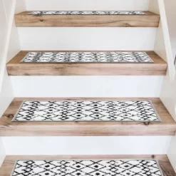 World Rug Gallery Modern Boho Design Non-Slip Stair Treads -Rug Sales Store GUEST 2a14e641 926e 4497 8155 9b7348544d9e