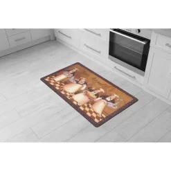 World Rug Gallery Bon Appetit Cushioned Anti-fatigue Kitchen Mat