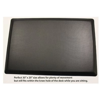 Medium Anti Fatigue Mat, 30" X 20" - Black 5 Medium Anti Fatigue Mat, 30" X 20" - Black - Image 5