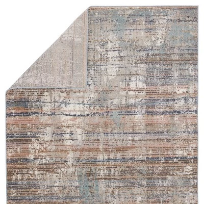 Lysandra Abstract Area Rug Blue/Tan - Jaipur Living 2 Lysandra Abstract Area Rug Blue/Tan - Jaipur Living - Image 2