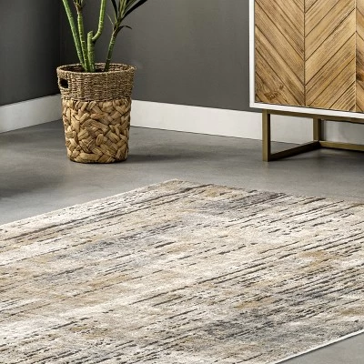 NuLOOM Estelle Faded Stripe Abstract Area Rug 8 NuLOOM Estelle Faded Stripe Abstract Area Rug - Image 8