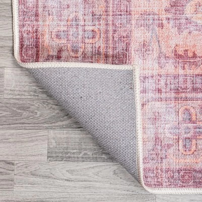 Alacati Ogee Medallion Machine-Washable Area Rug - JONATHAN Y 2 Alacati Ogee Medallion Machine-Washable Area Rug - JONATHAN Y - Image 2