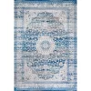 Ferro Filigree Charcoal Black And White Area Rug - JONATHAN Y