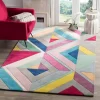 Gray Geometric Tufted Accent Rug 4'X6' - Safavieh