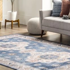 NuLOOM Norma Machine Washable Traditional Medallion Area Rug -Rug Sales Store GUEST 3697038a 1fd9 4f4a 8958 78c5405179da