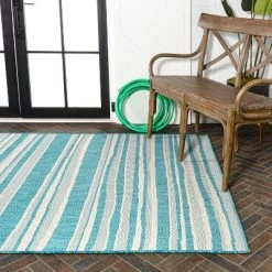 Castara Wavy Stripe Modern Indoor/Outdoor Area Rug - JONATHAN Y -Rug Sales Store GUEST 38b8026e 7864 4af0 91a6 4610a0938562