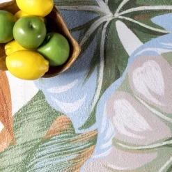 NuLOOM Nevaya Machine Washable Floral Leaves Area Rug -Rug Sales Store GUEST 3b409910 d725 4637 8bad 2a2bcd47420f