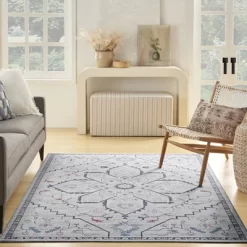 Nicole Curtis Machine Washable Series 1 Farmhouse Medallion Indoor Rug -Rug Sales Store GUEST 3b42dcc3 e006 4a53 80bd c628316ab55c