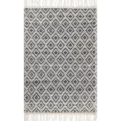 NuLOOM Hand Woven Darlene Tassel Area Rug -Rug Sales Store GUEST 3d11c30a 31a8 4048 a723 6edc964f5f46