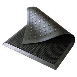 HomeTrax Rubber Brush Doormat - Black (32"x39") -Rug Sales Store GUEST 3e148ea1 f7c5 4d79 b38d 242dcb4f4858