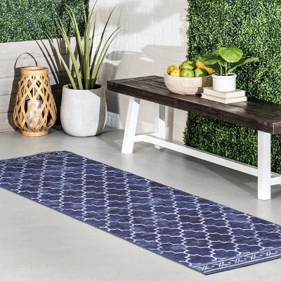 NuLOOM Maribel Geometric Machine Washable Indoor/Outdoor Area Rug 1 NuLOOM Maribel Geometric Machine Washable Indoor/Outdoor Area Rug