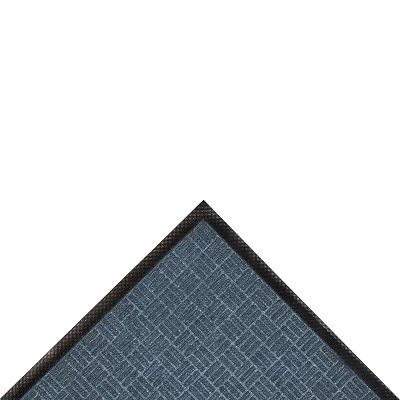 3'x4' Solid Doormat Blue/Black - HomeTrax 2 3'x4' Solid Doormat Blue/Black - HomeTrax - Image 2