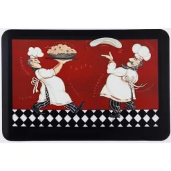 Pizza Pasta Chefs Designer Chef Oil & Stain Resistant Anti-Fatigue Kitchen Floor Mat -Rug Sales Store GUEST 40b38f8c 410c 4df8 a14c e7b66a726f0e