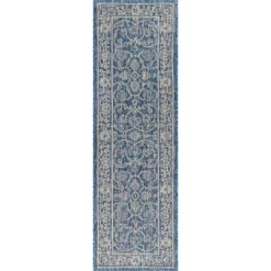 Palazzo Vine And Border Textured Weave Indoor/Outdoor Area Rug - JONATHAN Y