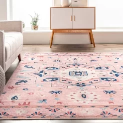 NuLOOM Roxanna Machine Washable Boho Floral Area Rug -Rug Sales Store GUEST 41fc28f1 4110 469d ad74 7b7c1078ec06