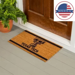 Evergreen Texas Tech University Logo Turf Mat, Brown- 28 X 16 Inches Indoor Outdoor Doormat -Rug Sales Store GUEST 420f9f8e 5889 4ecf 8ea9 a0535ed9ee41