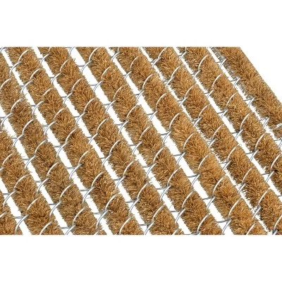 1'2" X 2'6" Geometric Stripes Wire Brush Indoor/Outdoor Doormat Natural/Silver - Entryways 2 1'2" X 2'6" Geometric Stripes Wire Brush Indoor/Outdoor Doormat Natural/Silver - Entryways - Image 2