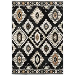 Gabriella Southwestern Diamonds Charcoal/Ivory - Captiv8e Designs 15 Gabriella Southwestern Diamonds Charcoal/Ivory - Captiv8e Designs -Rug Sales Store GUEST 484576e1 7606 4e3a 937e 392b1fa009f1